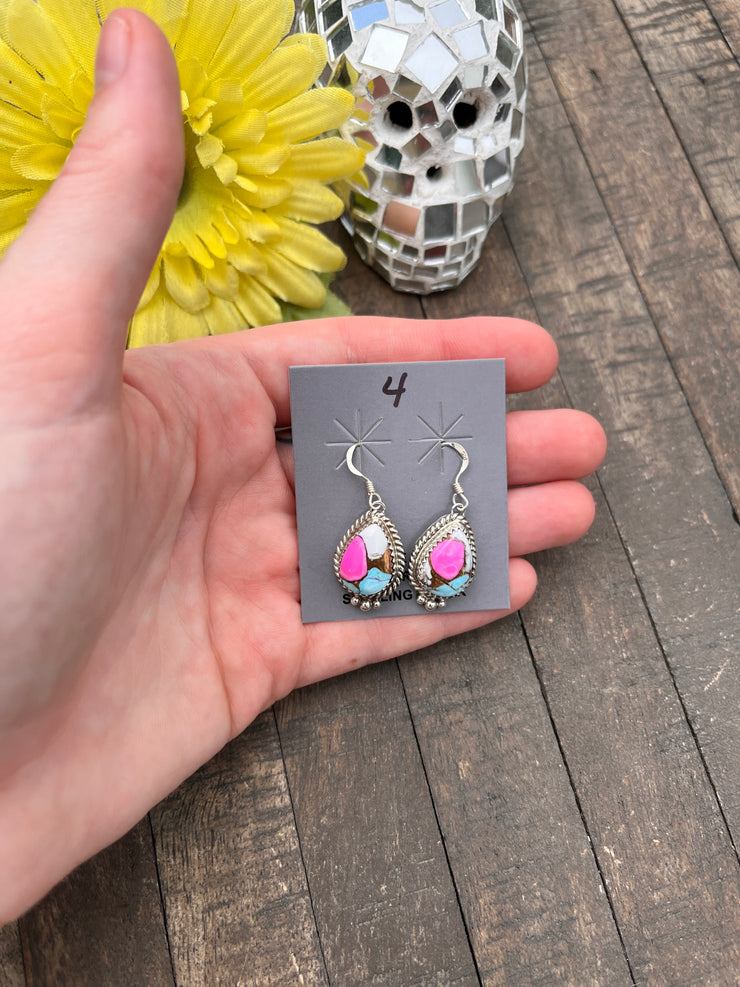 Cotton Candy Kingman Earrings 1-6