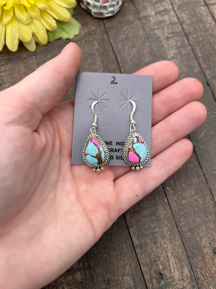 Cotton Candy Kingman Earrings 1-6