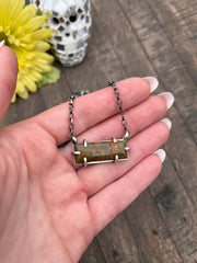 Waterproof Kingman Bar Necklace #1-10