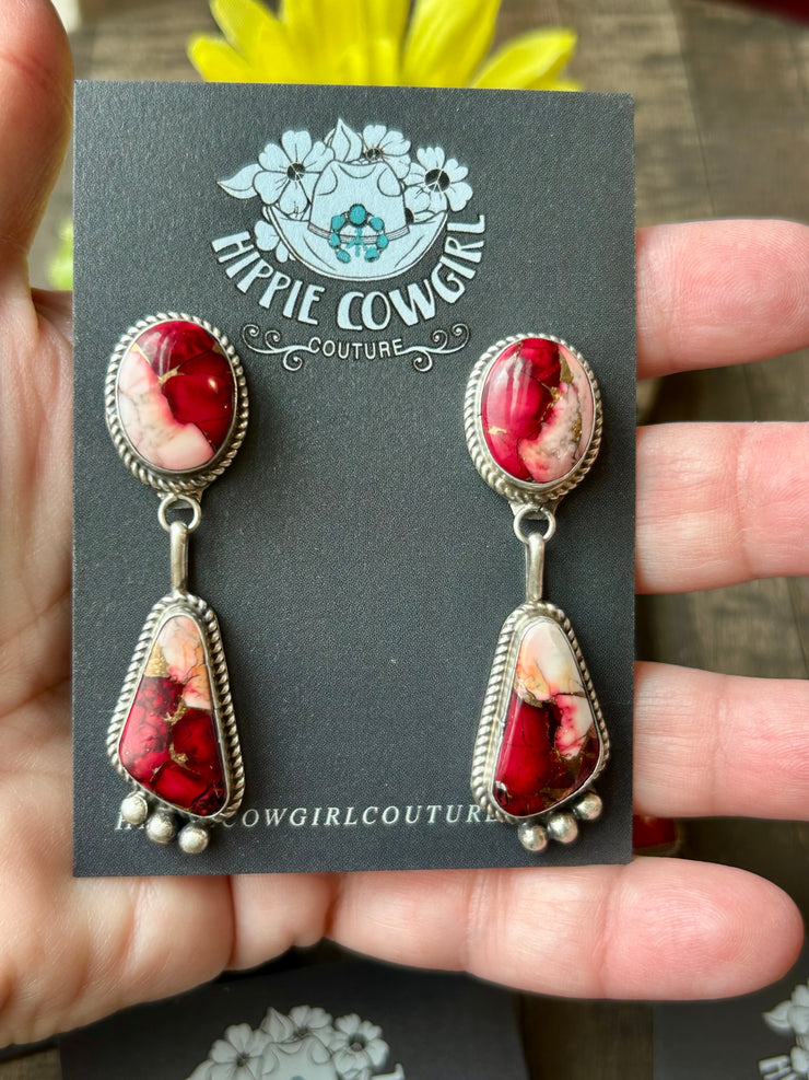 Dahlia Rose Dangle Earrings #1-5