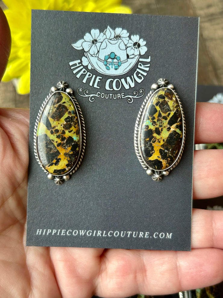 Blackjack Stud Earrings
