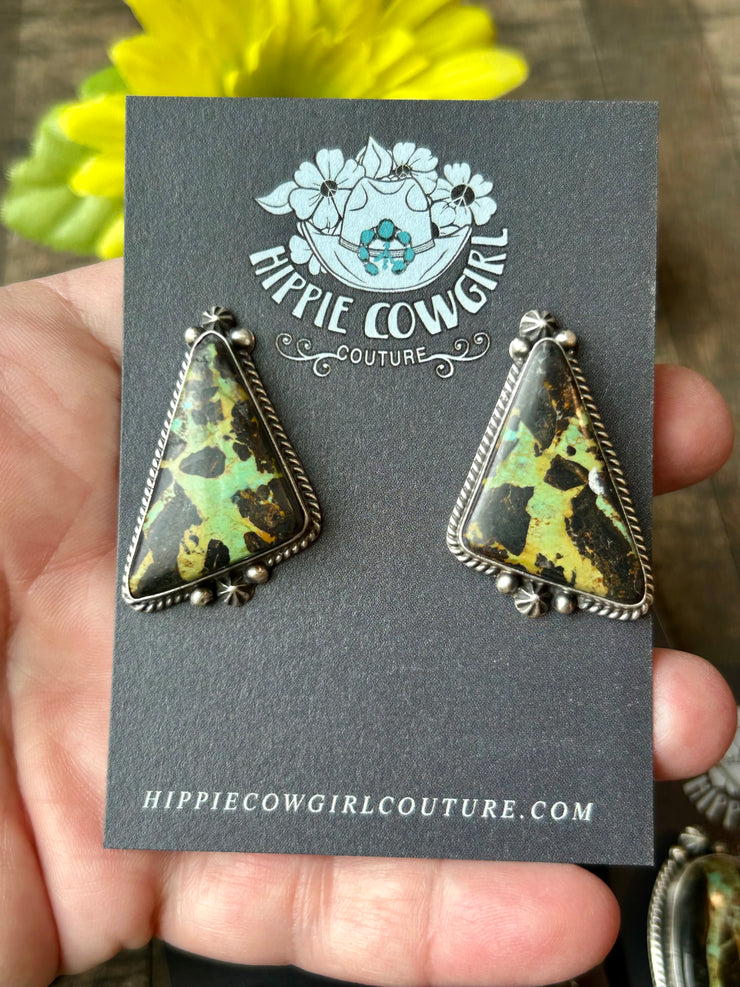 Blackjack Stud Earrings
