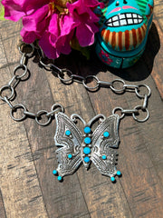 Sleeping Beauty Butterfly Necklace