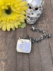 Kingman Turquoise Square Necklace #1-3