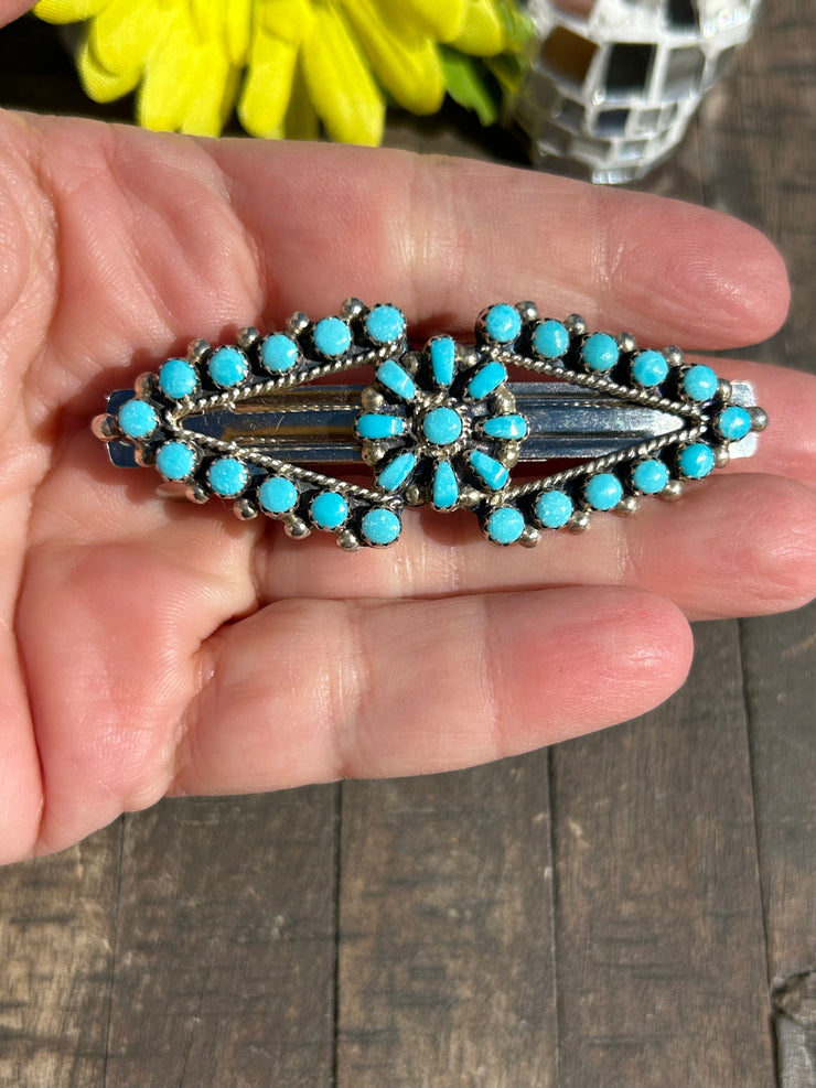 Kingman Snake Eye Hair Barrette