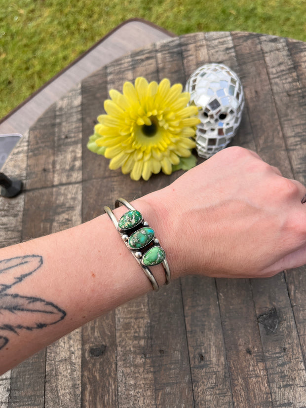 3 Stone Sonoran Cuff #6