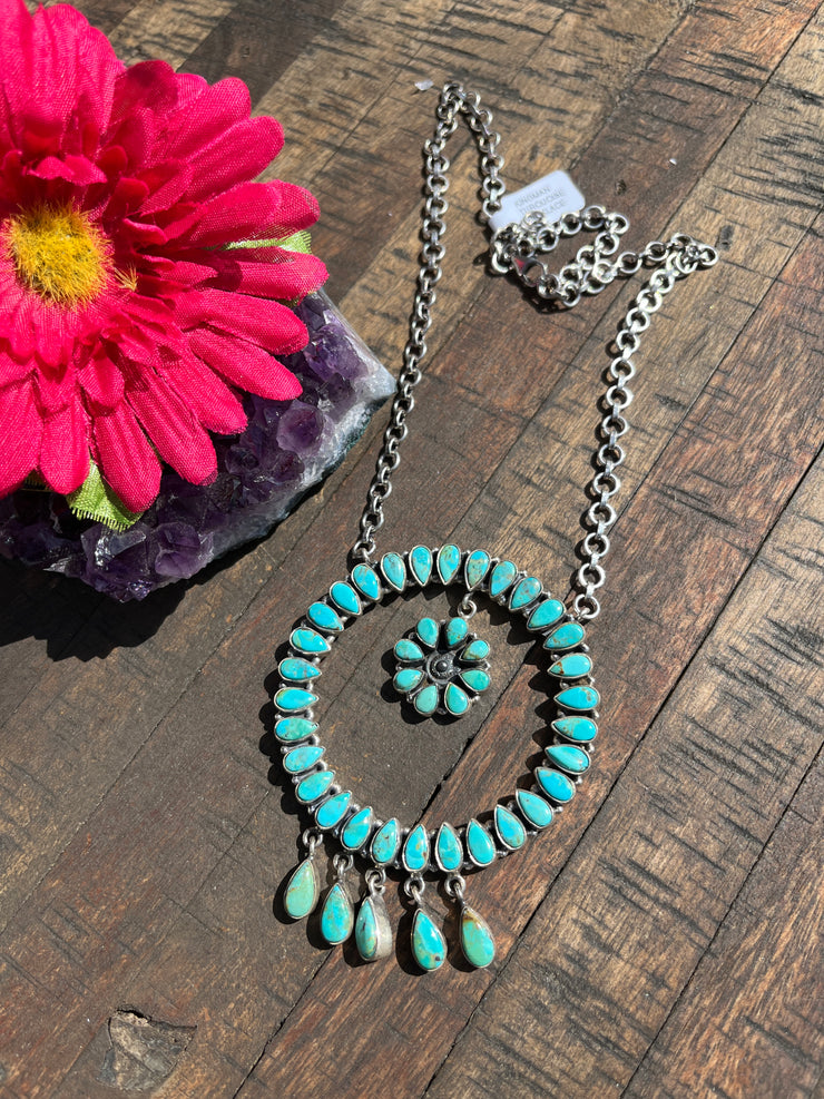 Kingman Circle Cluster Necklace #1