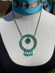 Kingman Circle Cluster Necklace #2