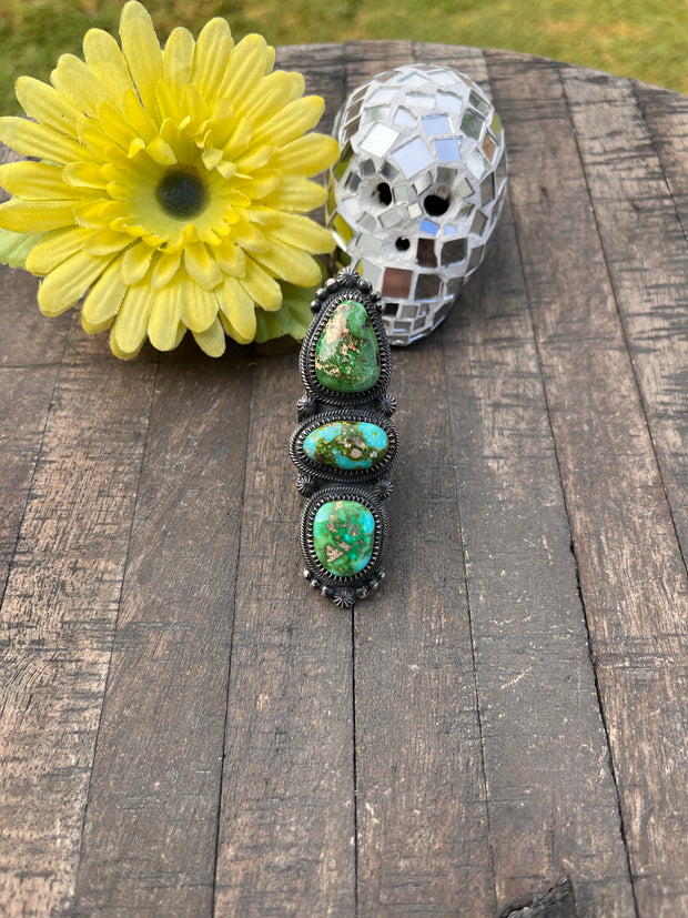 Sonoran Gold 3 Stone Ring