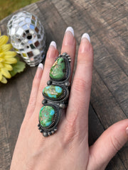 Sonoran Gold 3 Stone Ring