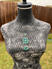 Sonoran Gold Cluster Necklace #1-7