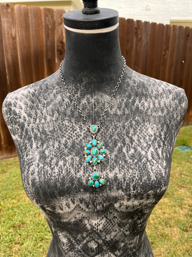 Sonoran Gold Cluster Necklace #1-7