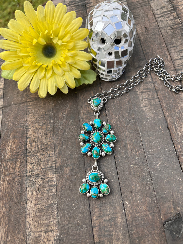 Sonoran Gold Cluster Necklace #1-7