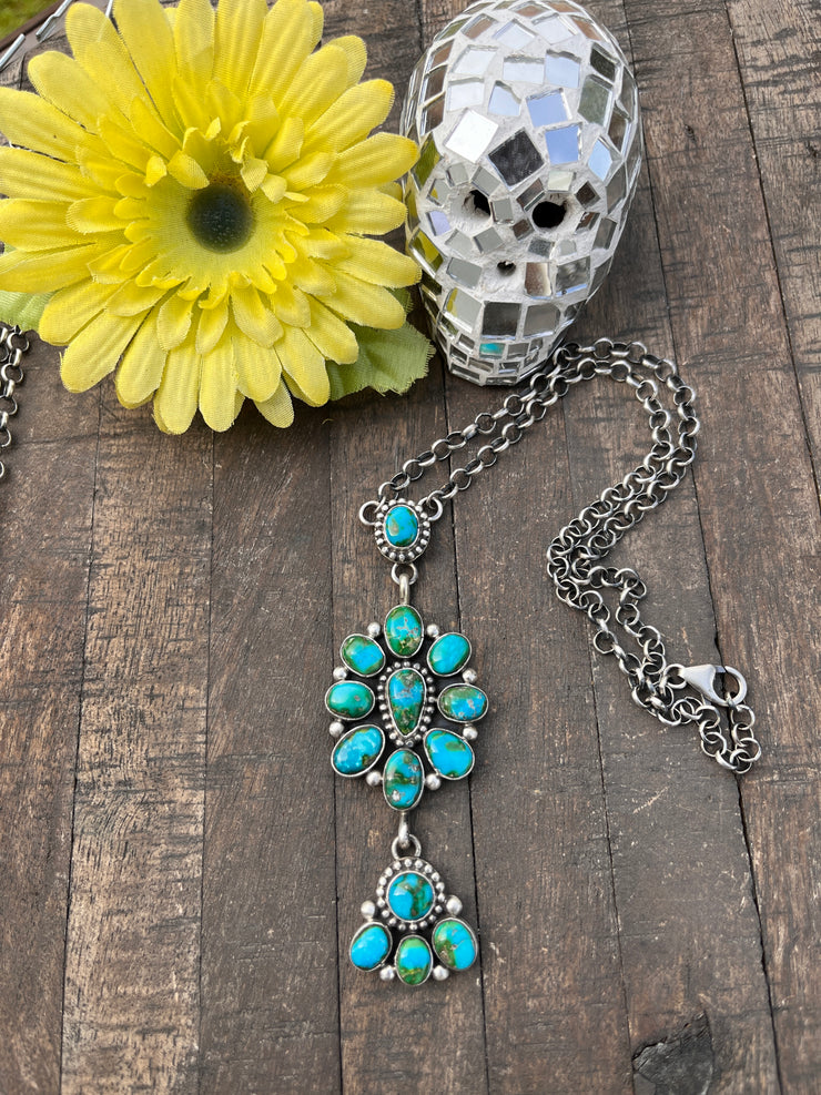 Sonoran Gold Cluster Necklace #1-7