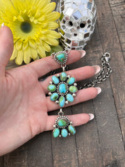 Sonoran Gold Cluster Necklace #1-7
