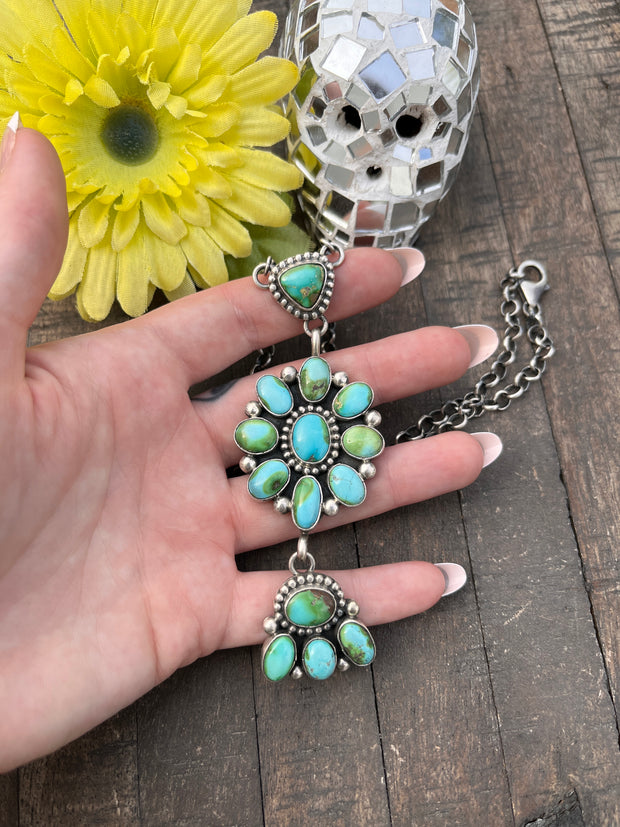 Sonoran Gold Cluster Necklace #1-7