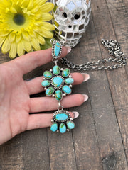 Sonoran Gold Cluster Necklace #1-7