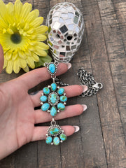 Sonoran Gold Cluster Necklace #1-7