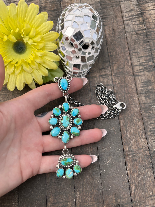 Sonoran Gold Cluster Necklace #1-7