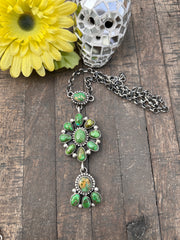 Sonoran Gold Cluster Necklace #1-7