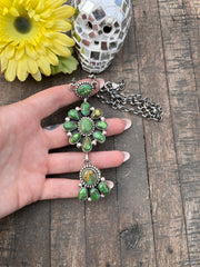 Sonoran Gold Cluster Necklace #1-7
