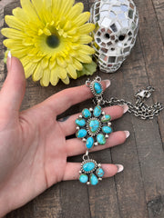 Sonoran Gold Cluster Necklace #1-7
