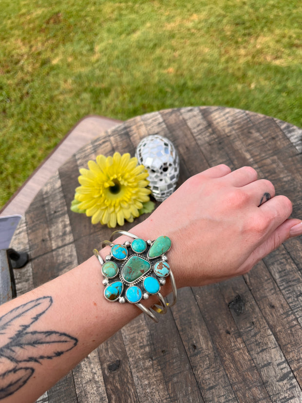Kingman Turquoise Cuff #1