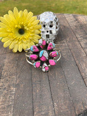 Cotton Candy Kingman Turquoise Cuff #1-3