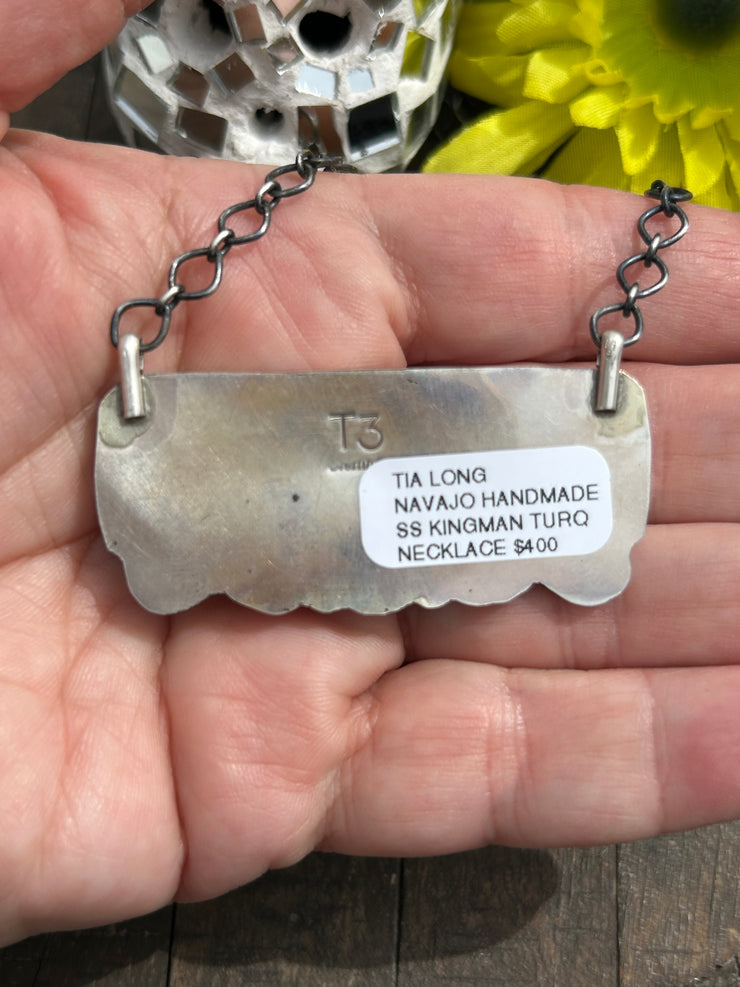 Large Kingman Bar Necklace