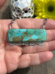 Large Kingman Bar Necklace