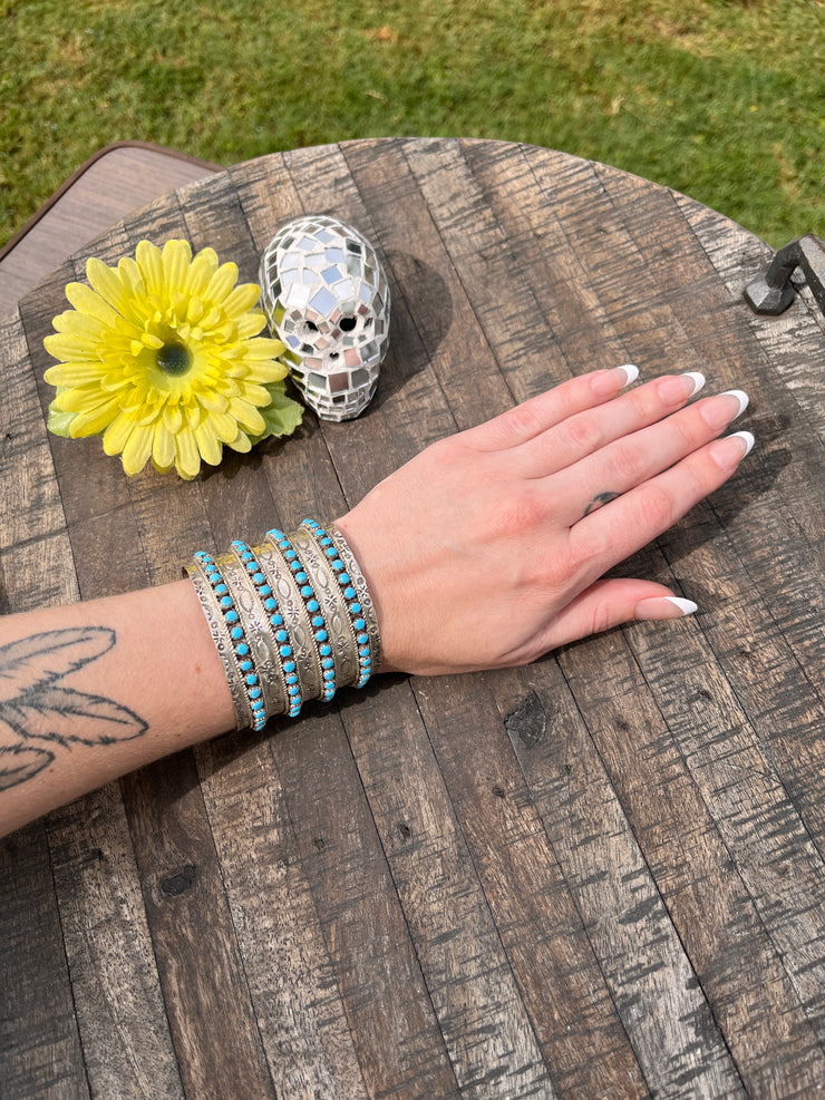 Kingman Snake Eye Cuff