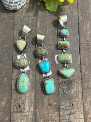 3 Stone Mixed Mine Pendants #1-3