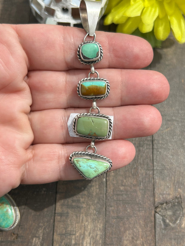 3 Stone Mixed Mine Pendants #1-3