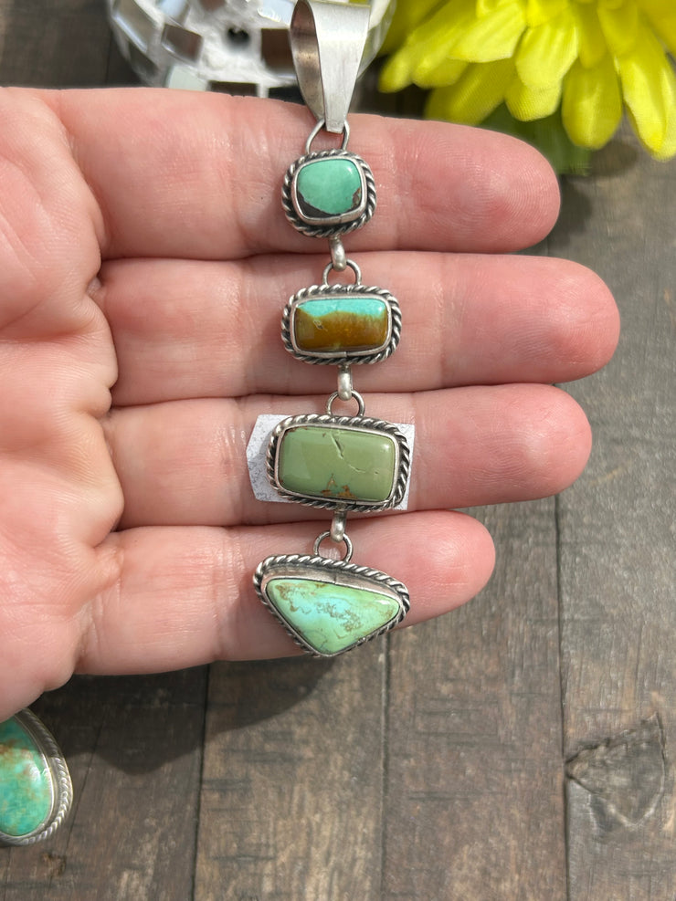 3 Stone Mixed Mine Pendants #1-3