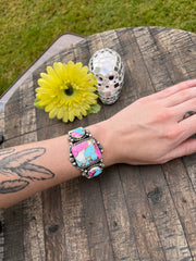 3 Stone Cotton Candy Kingman Cuff #4
