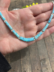 Opal Inlay Necklace Set