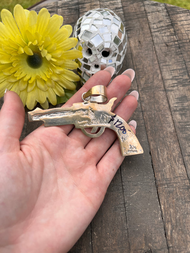 Red Spiny Pew Pew Pendant
