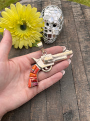 Red Spiny Pew Pew Pendant