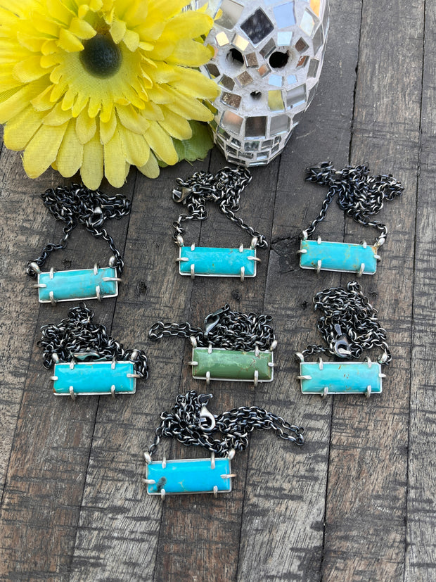 Waterproof Kingman Bar Necklace #31-37