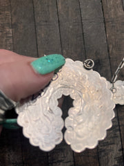 Sleeping Beauty Concho Necklace