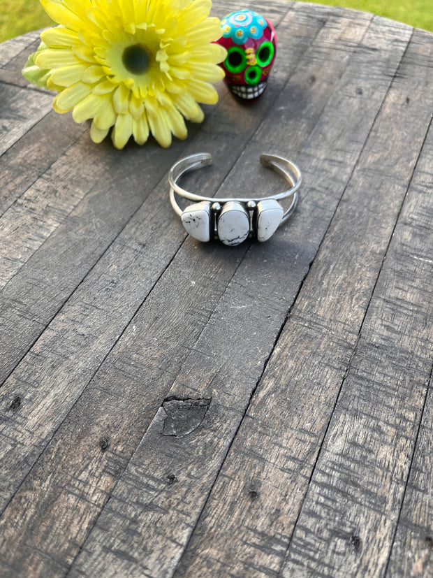 3 Stone White Buffalo Cuffs 1-5