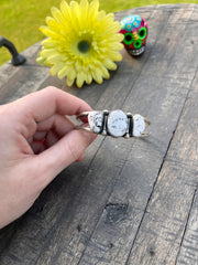 3 Stone White Buffalo Cuffs 1-5