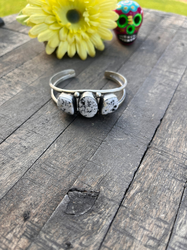 3 Stone White Buffalo Cuffs 1-5