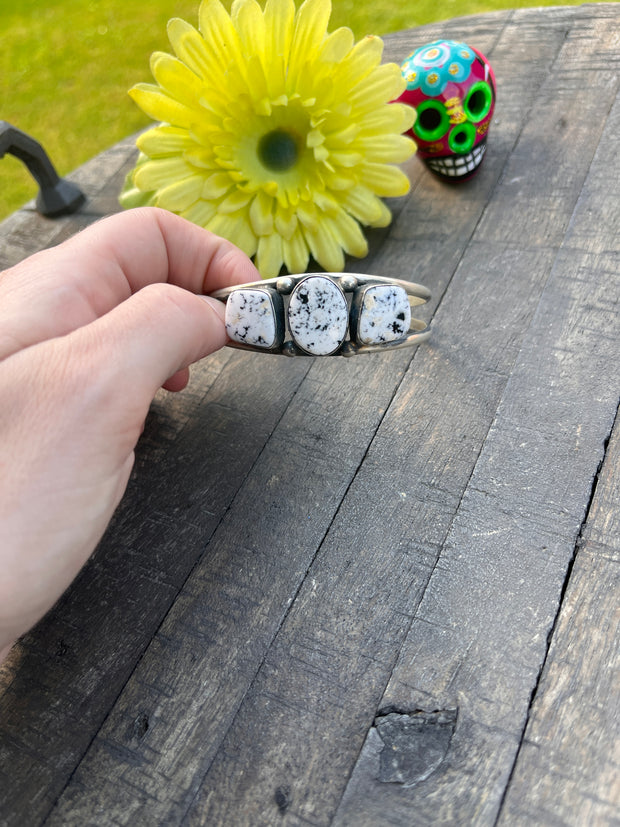 3 Stone White Buffalo Cuffs 1-5