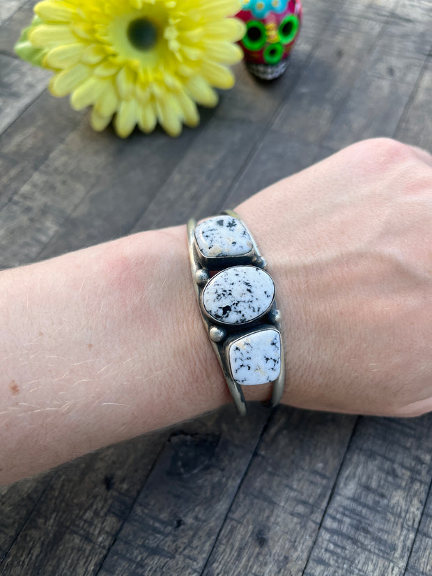 3 Stone White Buffalo Cuffs 1-5