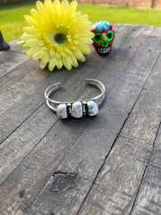 3 Stone White Buffalo Cuffs 1-5