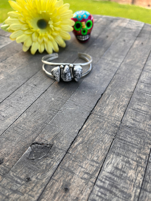 3 Stone White Buffalo Cuffs 1-5