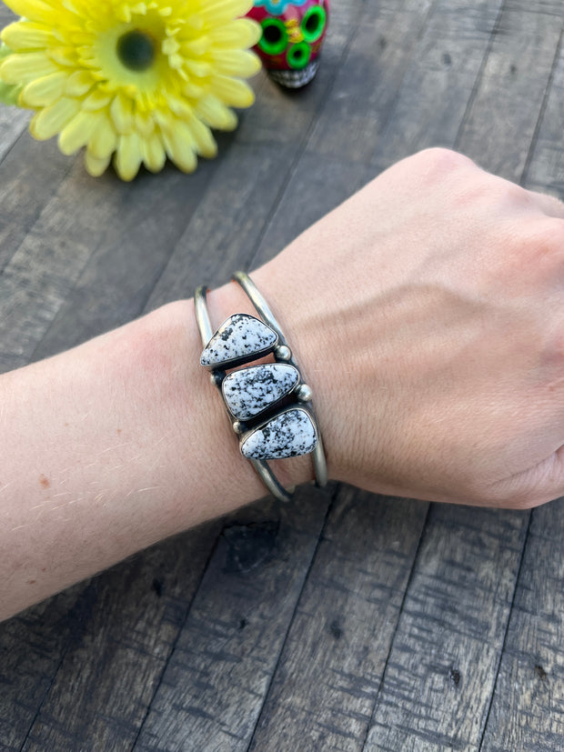 3 Stone White Buffalo Cuffs 1-5
