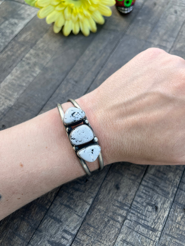 3 Stone White Buffalo Cuffs 1-5