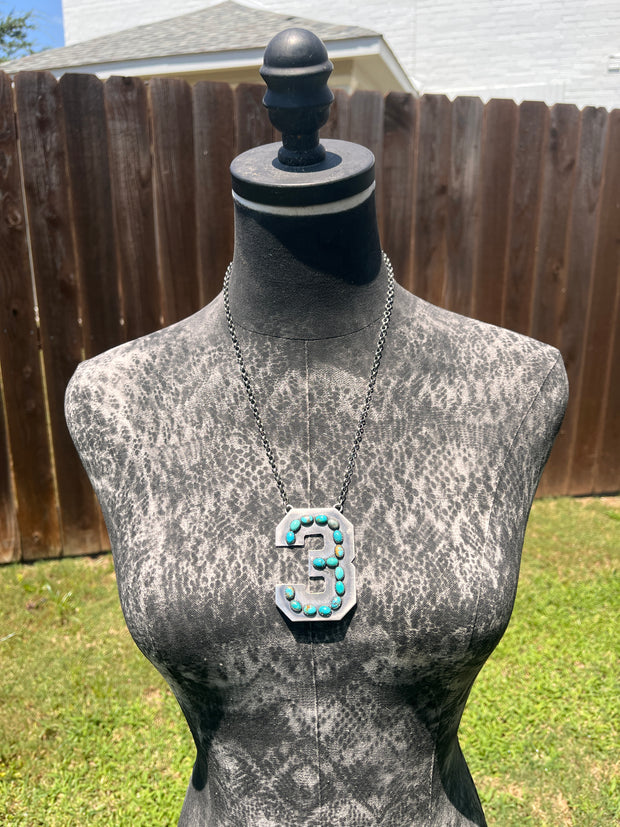Custom #3 Necklace